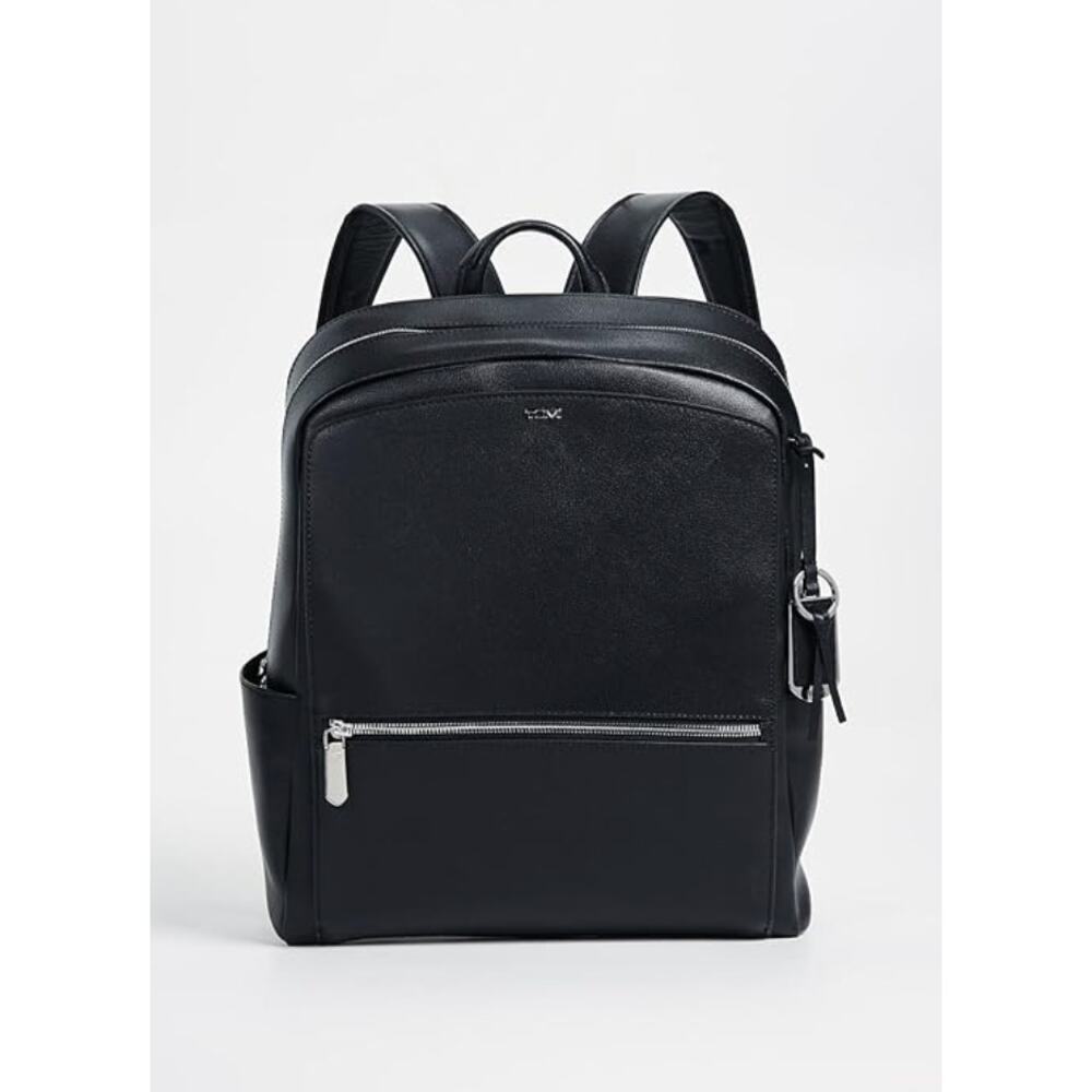 TUMI Stanton Becca Backpack Black Leather Laptop Bag Women’s Luxury Travel Work